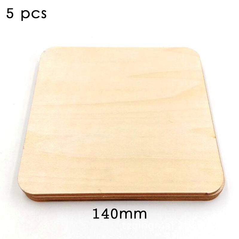 Log rounded square wood chip sandwich special-shaped wood chip