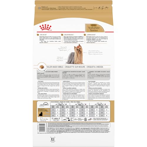 Royal Canin Breed Health Nutrition Yorkshire Terrier Adult Dry Dog Food, 10 lb Bag