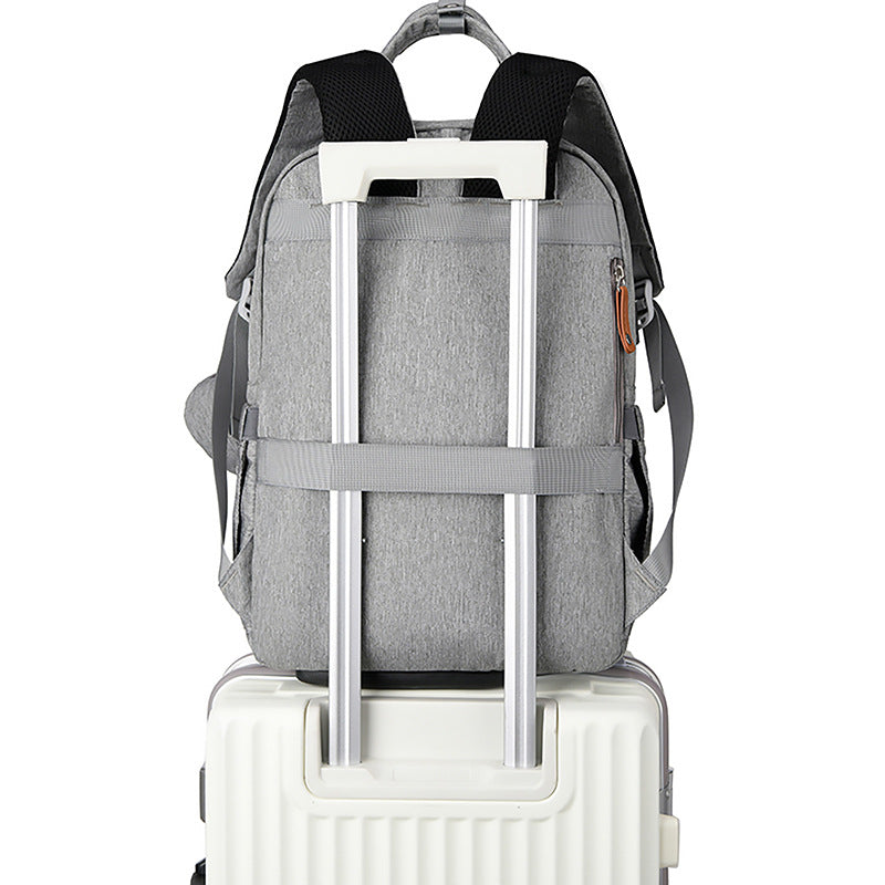 Multi-functional USB-charging Stroller Bag With Separate Dry And Wet Compartments