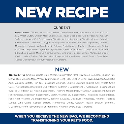 Hill's Science Diet Indoor, Adult 1-6, Easy Litter Box Cleanup, Dry Cat Food, Chicken Recipe, 15.5 lb Bag