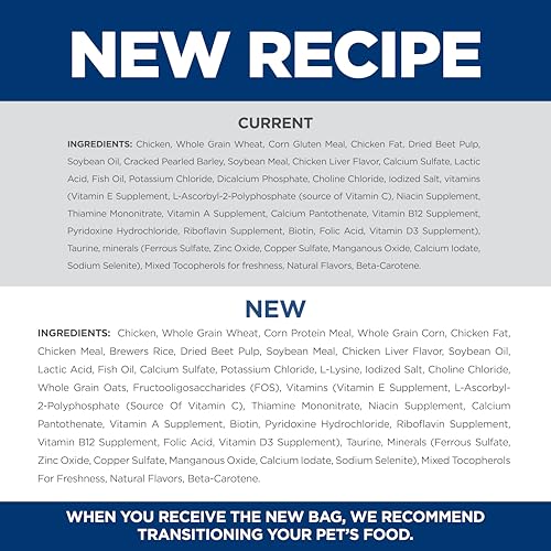 Hill's Science Diet Adult 1-6, Adult 1-6 Premium Nutrition, Dry Cat Food, Chicken Recipe, 16 lb Bag