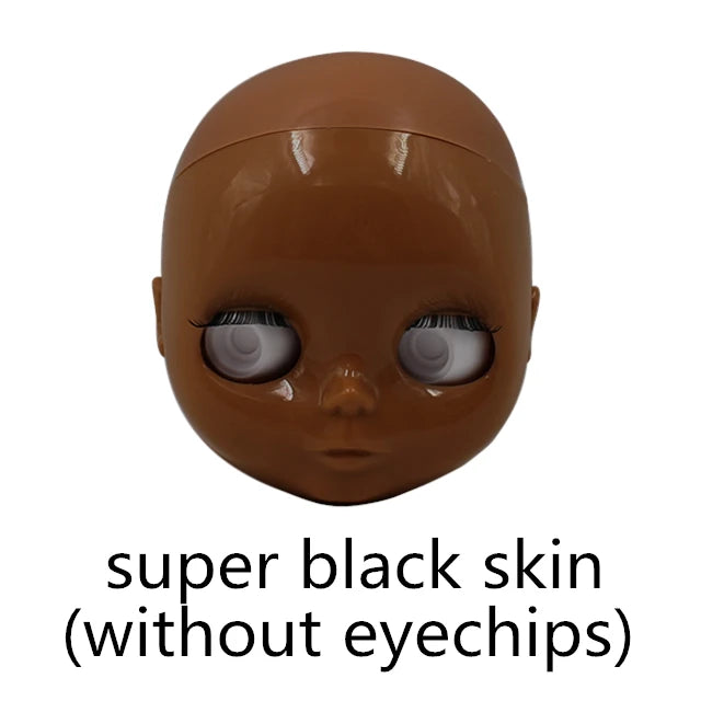 DBS blyth doll bald head without hair for custom face DIY doll, the scalp is loose, it is not assembled