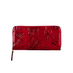 Women's Floral PU Leather Long Wallet – Large Capacity Card Holder & Coin Purse, 8 Styles - TRYSHOPPY