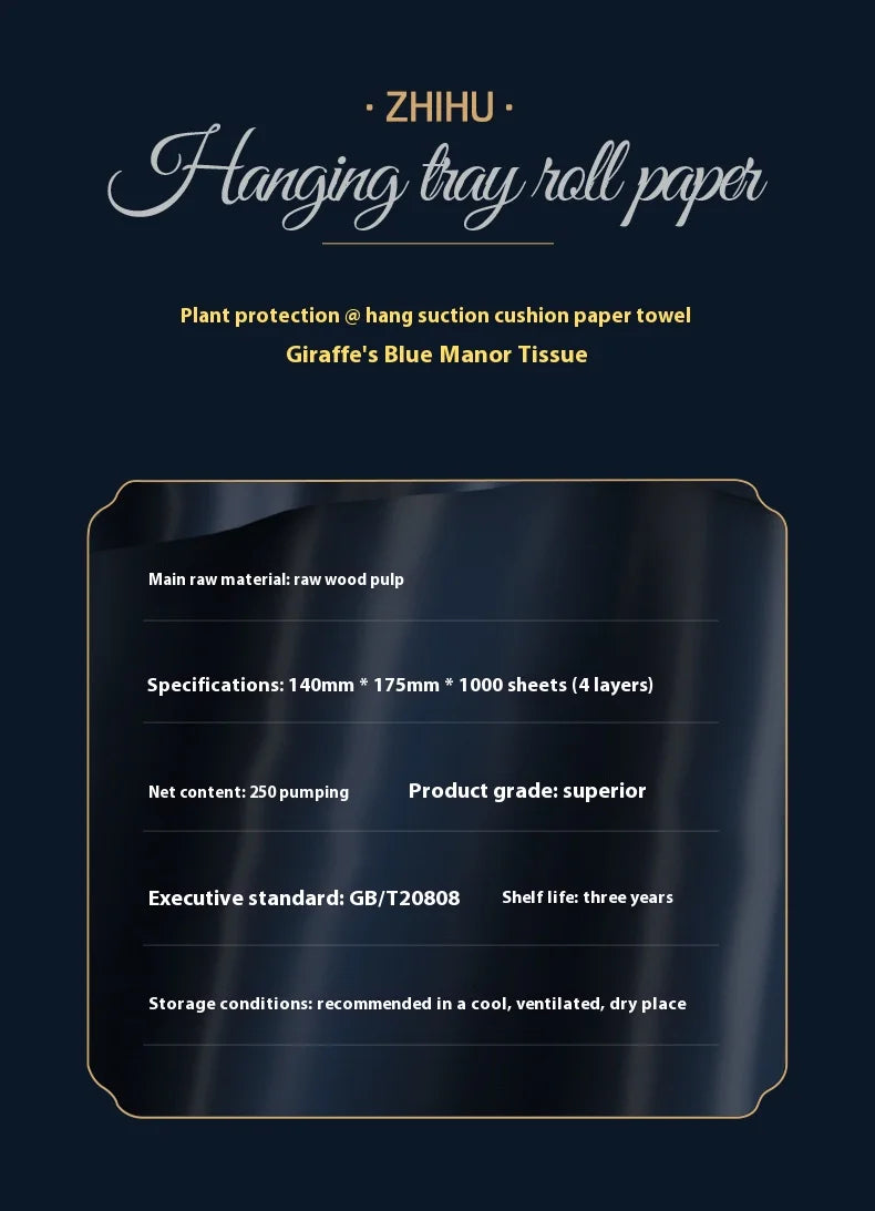 4-Pack Hanging Household Paper Towels