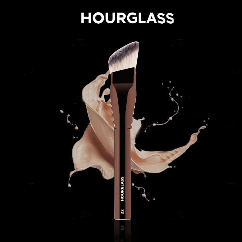 Angled Liquid Foundation Makeup Brush