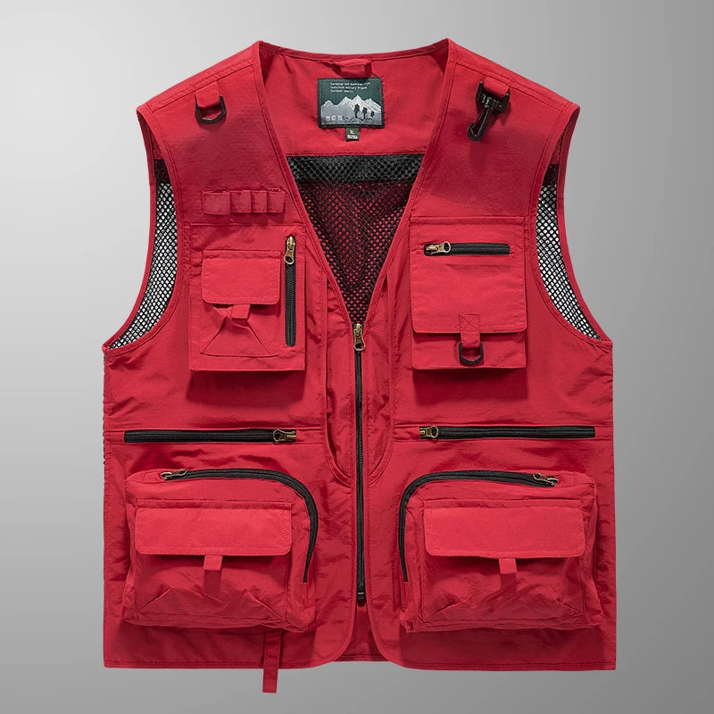 2024 New Spring, Autumn, and Summer Versatile Items in Stock, Fashionable and Trendy Wearing Vests, Men's Wear, Shopping an
