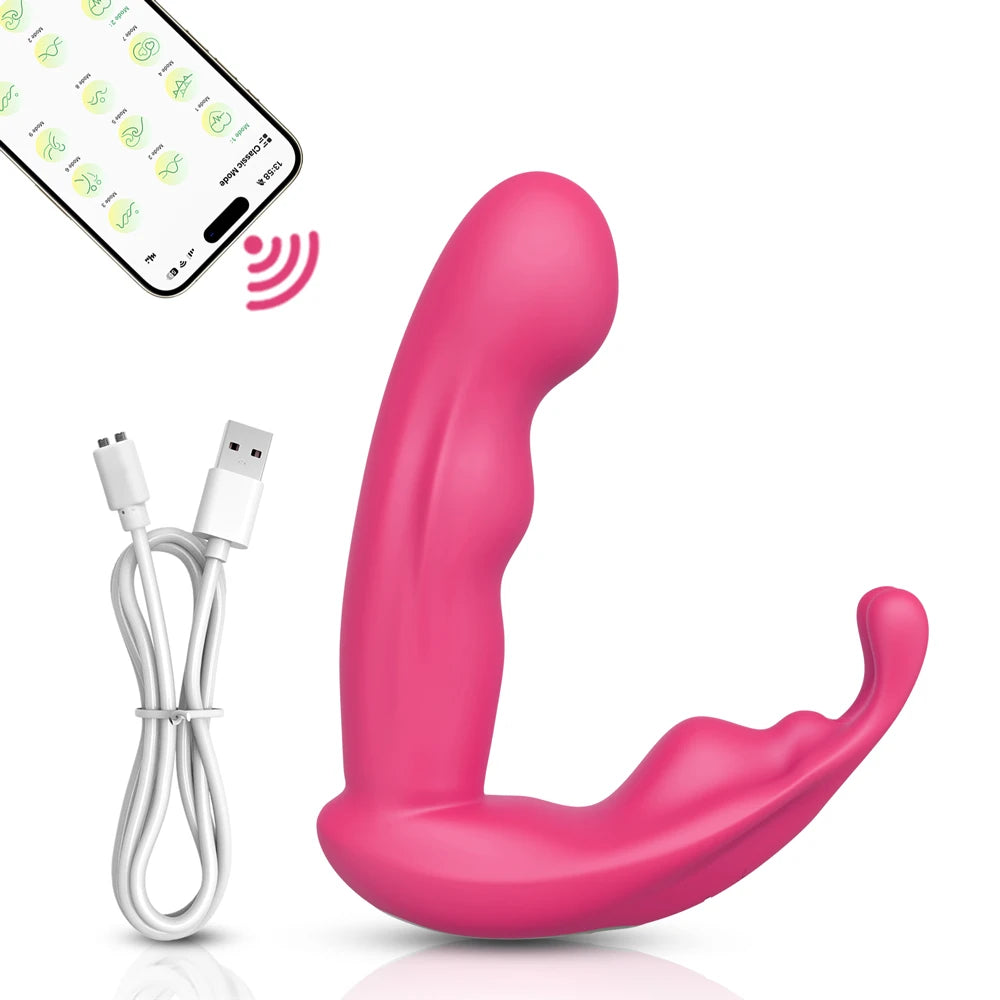 App-Controlled Butterfly Wearable Vibrator