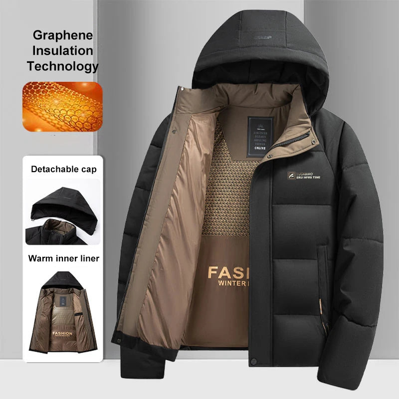 Men's Thick Hooded Winter Jacket