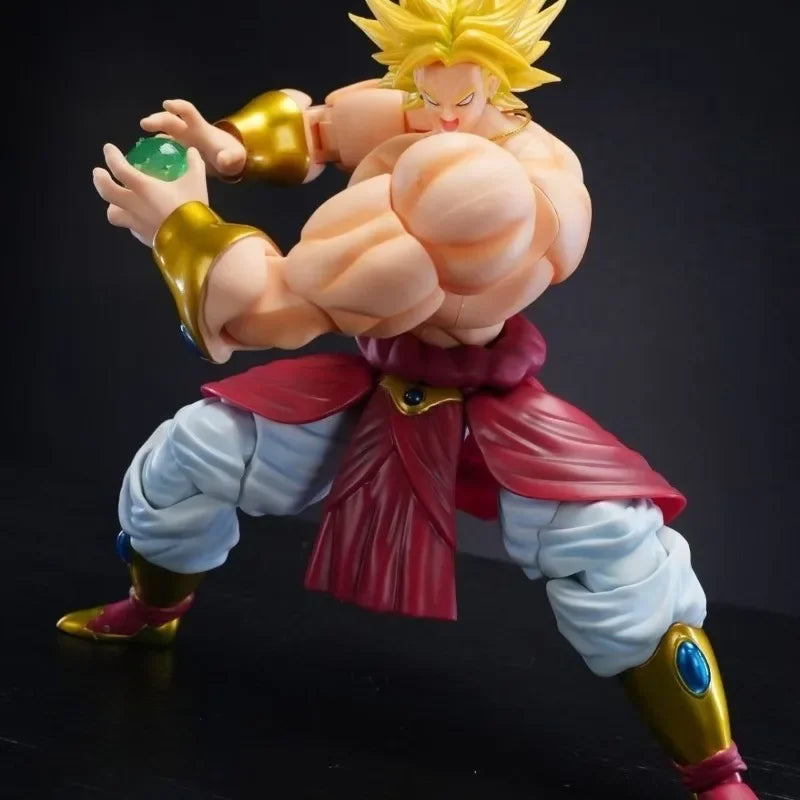 Dragon Ball Legend Super Saiyan Broly Shf Joint Movable Ornaments Model Gift Collection