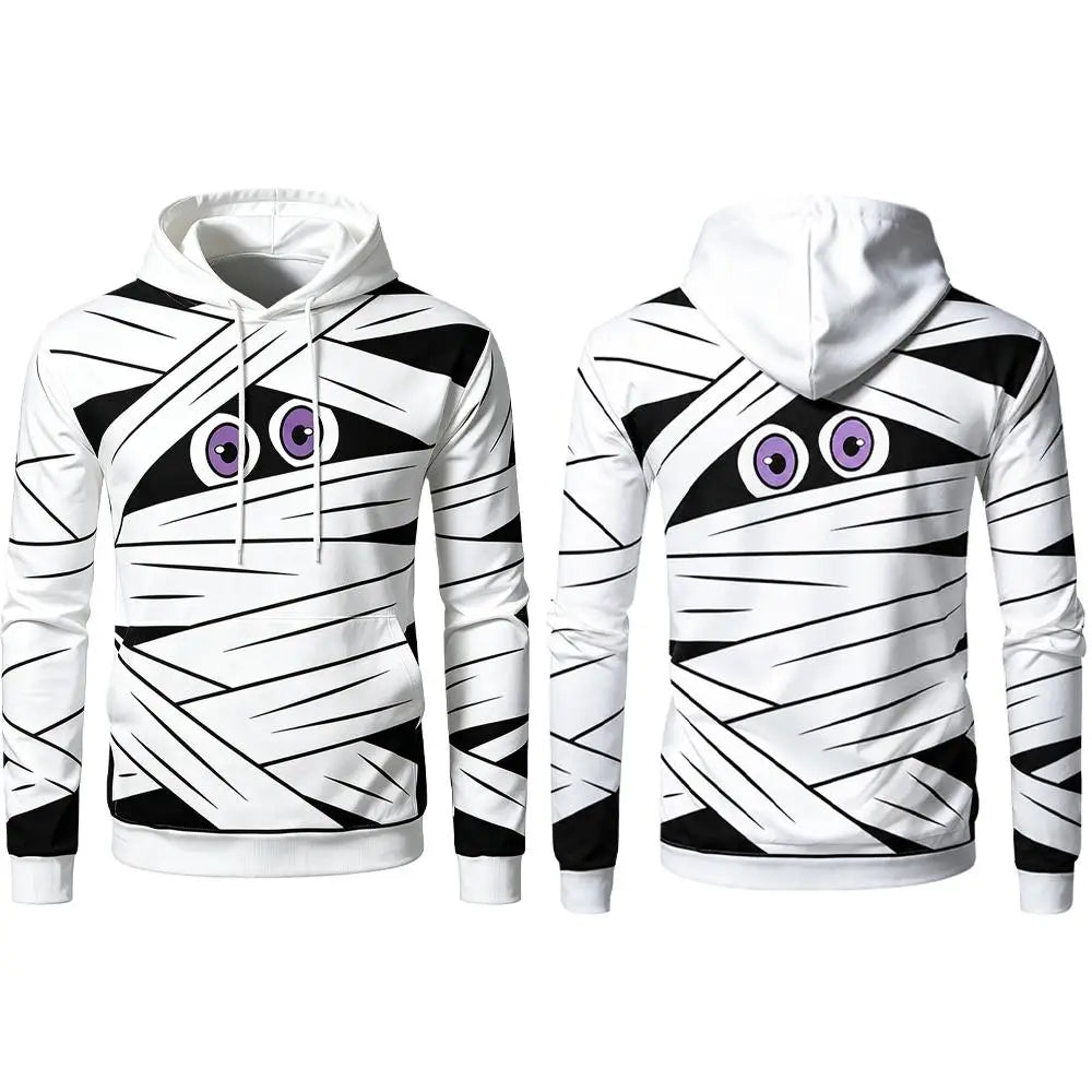 Halloween Monster Graphic Hoodie