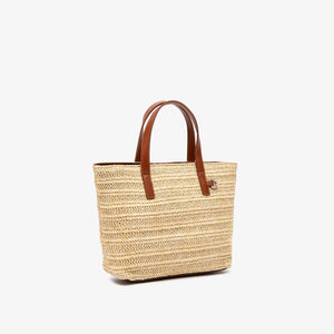 Women's Straw Tote Bag – Large Capacity Beach & Shopper Bag, 2 Colors, 2 Sizes - TRYSHOPPY