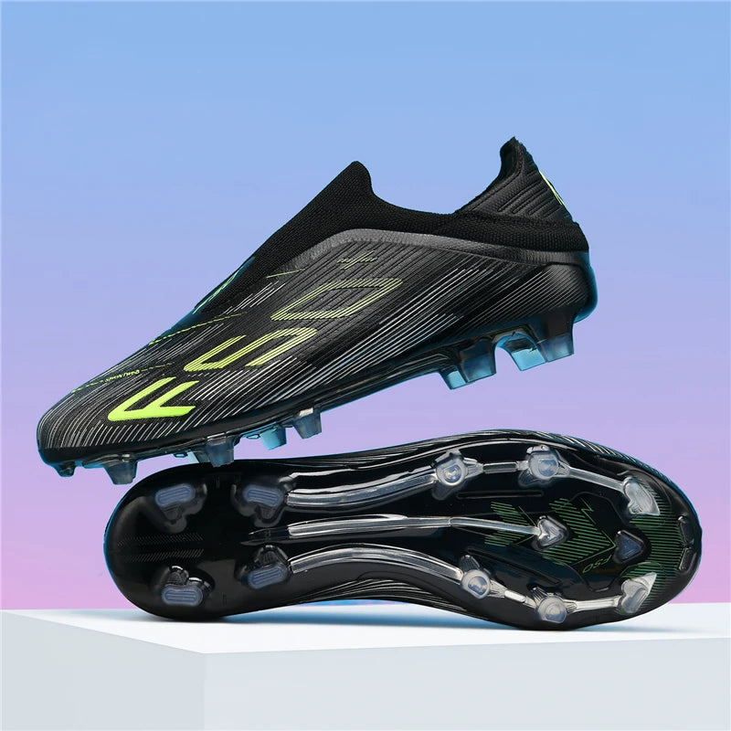 New Men Football Boots Match Grass Cleats Soccer Shoes Non-Slip Indoor Futsal High-quality Sneakers Hot-selling High-top Outdoor