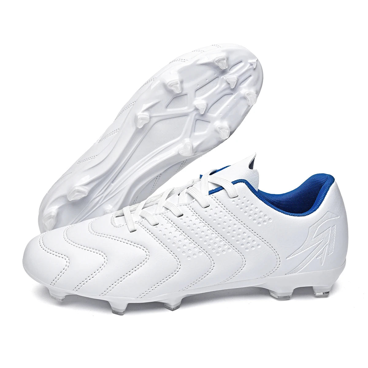 Classic Style AG FG football shoes PU Fabric Ventilated Upper TPU Wearproof Outsole Unisex Kids Outdoor Football Shoes