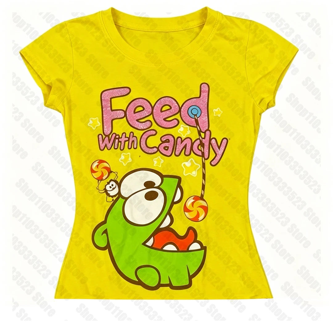 Women's Y2K Graphic Short-Sleeve T-Shirt