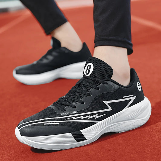 Men's Running Shoes Jogging Non-Slip Mesh Outdoor Couple Trainer Cushioning Race Breathable Luxury shoes Sneakers Off-road Shoes