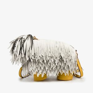 Women's Dog-Shaped PU Leather Shoulder Bag – Novelty Crossbody, 2 Colors - TRYSHOPPY