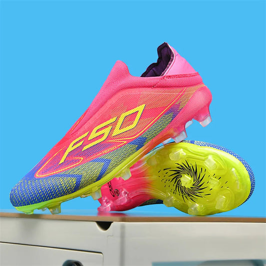 Men's Mid-Top FG Soccer Cleats – Outdoor Football Boots