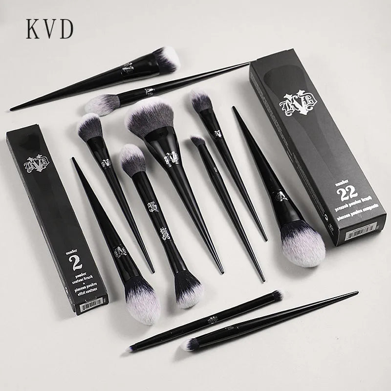 Complete Face & Eye Makeup Brush Set