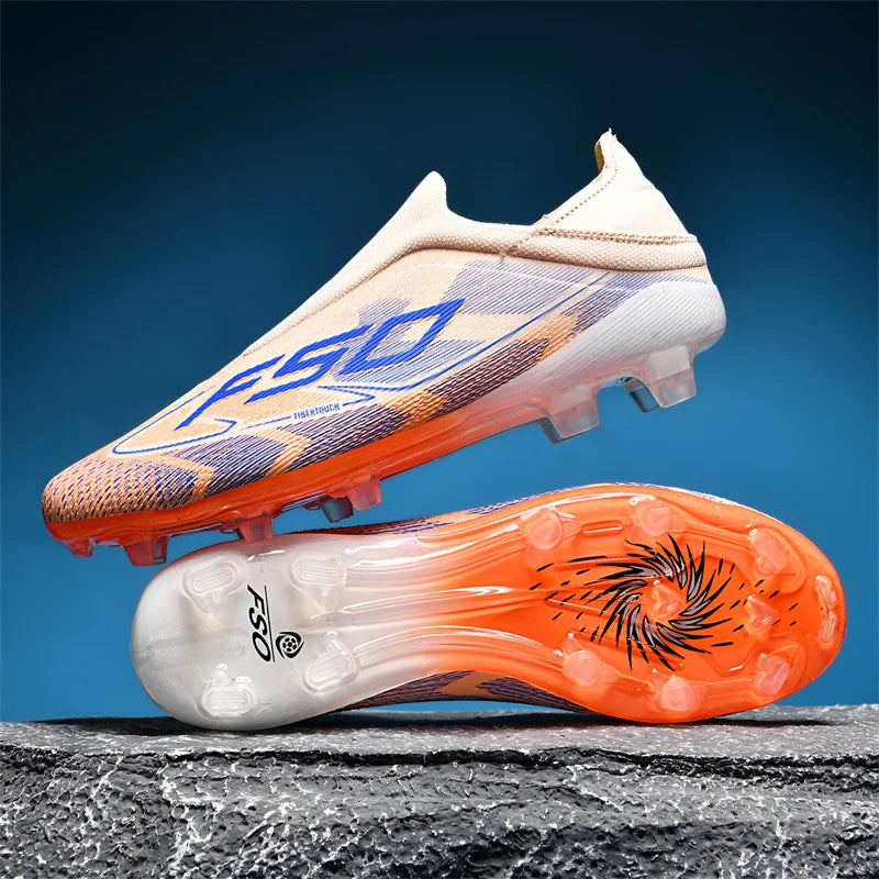 New Men Soccer Shoes Match Indoor Hot-selling Outdoor Football Boots Grass Cleats High-top Futsal Sneakers Non-Slip High-quality