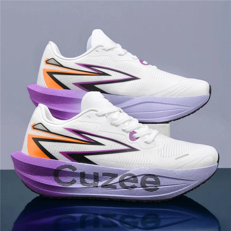 Men's Running Shoes Outdoor Sneakers Breathable Mesh Off-road Luxury shoes Trainer Shoes Couple Cushioning Race Non-Slip Fashion