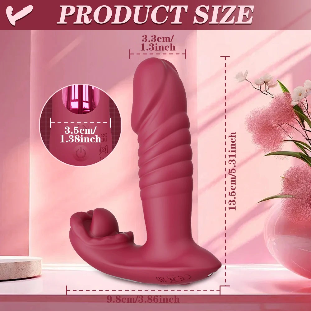 App-Controlled Wearable Thrusting Vibrator