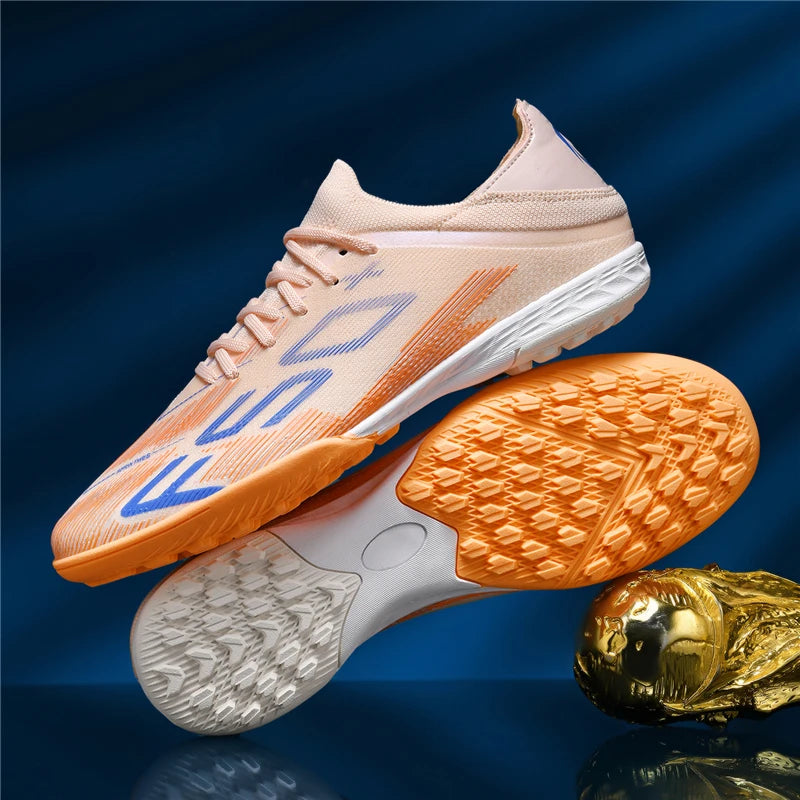 New Men Sneakers Match Grass Cleats High-quality Soccer Shoes Futsal Football Boots Non-Slip Indoor Hot-selling High-top Outdoor