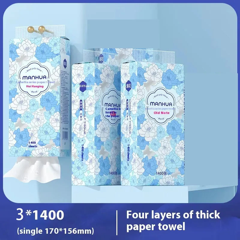4-Layer Household Paper Tissue Pack