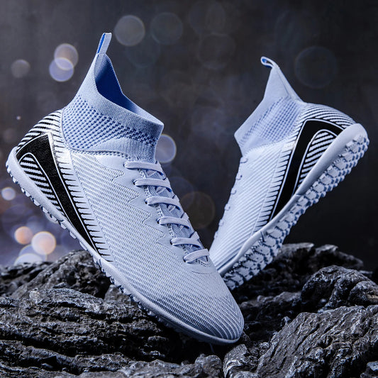 Budget-friendly TF football shoes, Lightweight PU Upper, Flexible Rubber Outsole with Turf Studs, Offers Good Value for Entry-le
