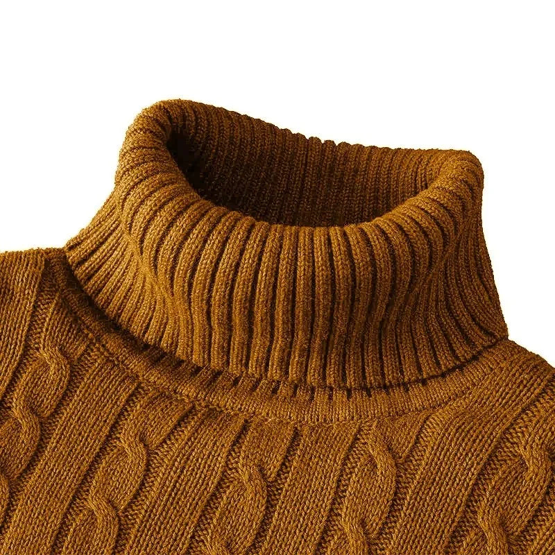 Men's Knit Turtleneck Pullover