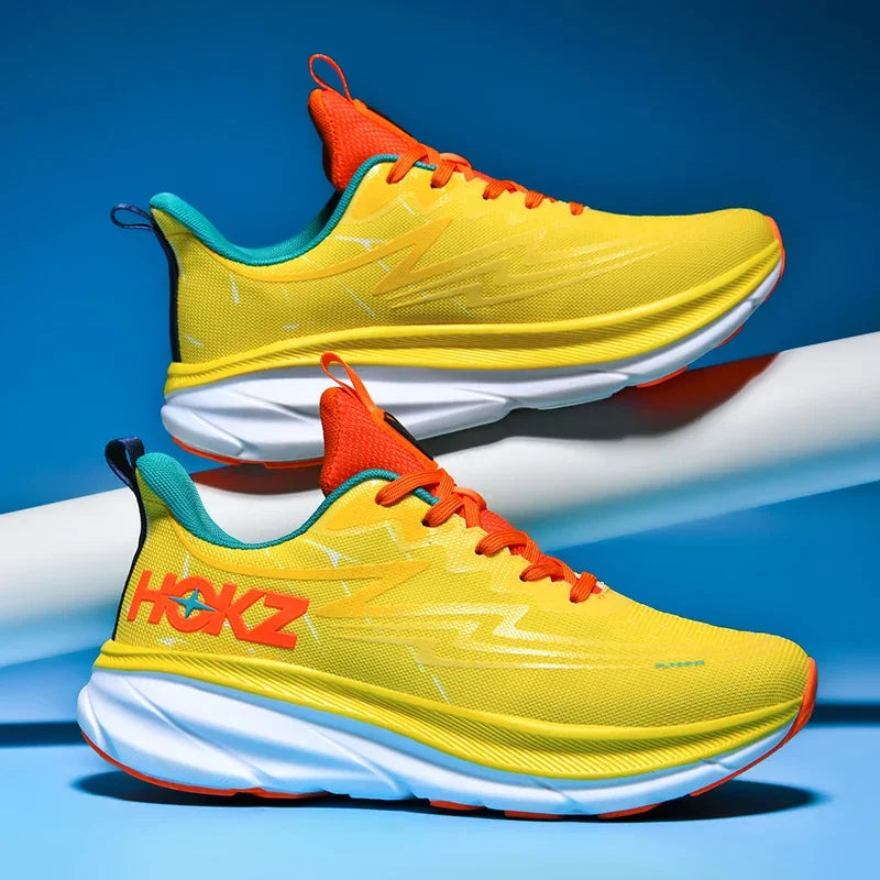 Men's Running Shoes Cushioning Non-Slip Luxury shoes Breathable Mesh Trainer Race Jogging Sneakers Outdoor Couple Off-road Shoes