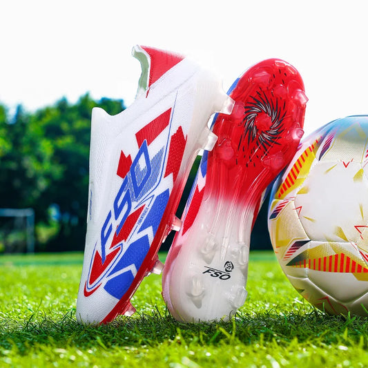 Men's Mid-Top FG Soccer Cleats – Breathable Football Boots