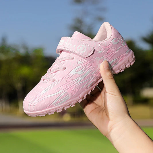 New Kid Match Boys Football Boots Match Comfortable Sneakers Soccer Shoes Non-Slip Professional Sports Shoes Outdoor Unisex
