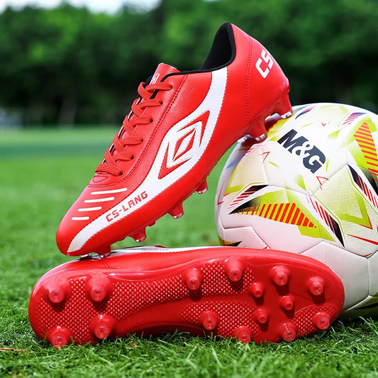 New Men Soccer Shoes Adult Grass Cleats Adult Futsal Sport Football BootsTurf Indoor Ultralight Non-Slip Boys Comfortable