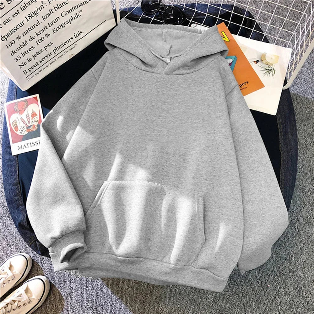 Oversized Fleece Streetwear Hoodie