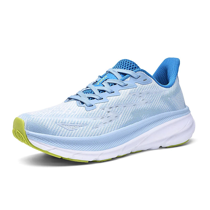 Men's Running Shoes Trainer Shoes Couple Outdoor Sneakers Luxury Shoes Breathable Mesh Off-road Cushioning Race Non-Slip Fashion