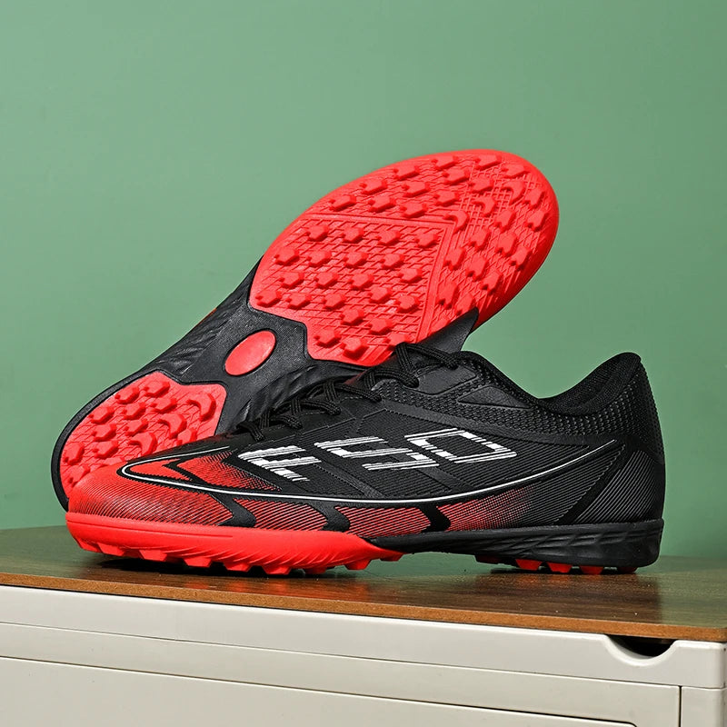 New Men Soccer Shoes Sports Shoes Breathable Non-Slip High-quality Outdoor Match Football Boots Futsal High Ankle Ultralight