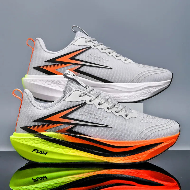 Marathon Men Running Shoes Carbon Board Speciality Sports Shoes Women's Trend Athletic Lightweight Breathable Sneakers Women