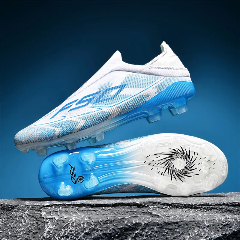 Men's Mid-Top FG Soccer Cleats – Breathable Football Boots