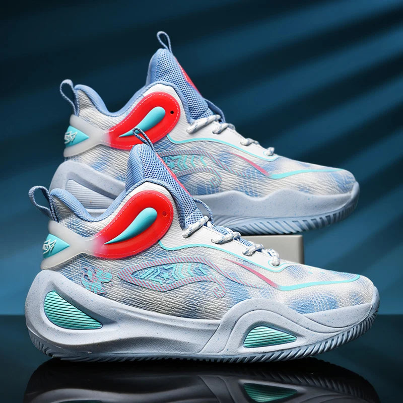 Men Basketball Shoes High Quality Athletic Trainer Light Sneakers Women Unisex Breathable Unisex Outdoor Non-slip Sports Shoes