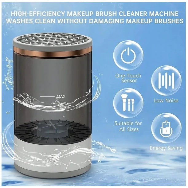 Automatic Brush Cleaner Electric Makeup Brush Cleaning Machine Fast Clean Dryer