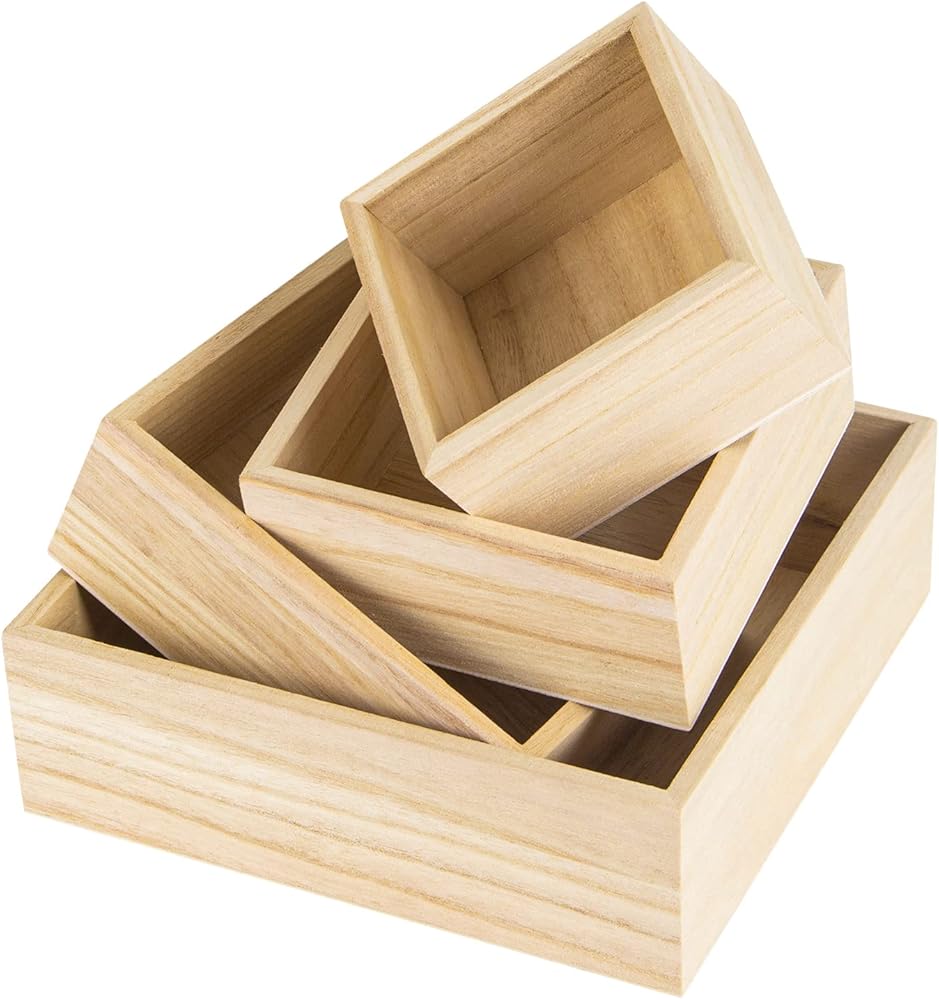 Wooden boxes