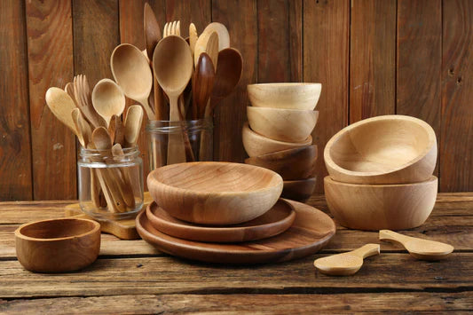 Wooden bowls & spoons