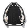 Striped Baseball Collar Autumn And Winter New Men - TRYSHOPPY