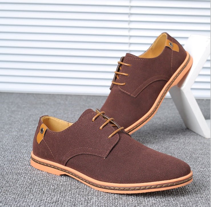 Men's shoes, men's shoes, casual leather shoes. - TRYSHOPPY