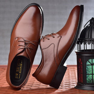 Black Shoes With Pointed Toe For Men - TRYSHOPPY