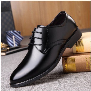 Black Shoes With Pointed Toe For Men - TRYSHOPPY