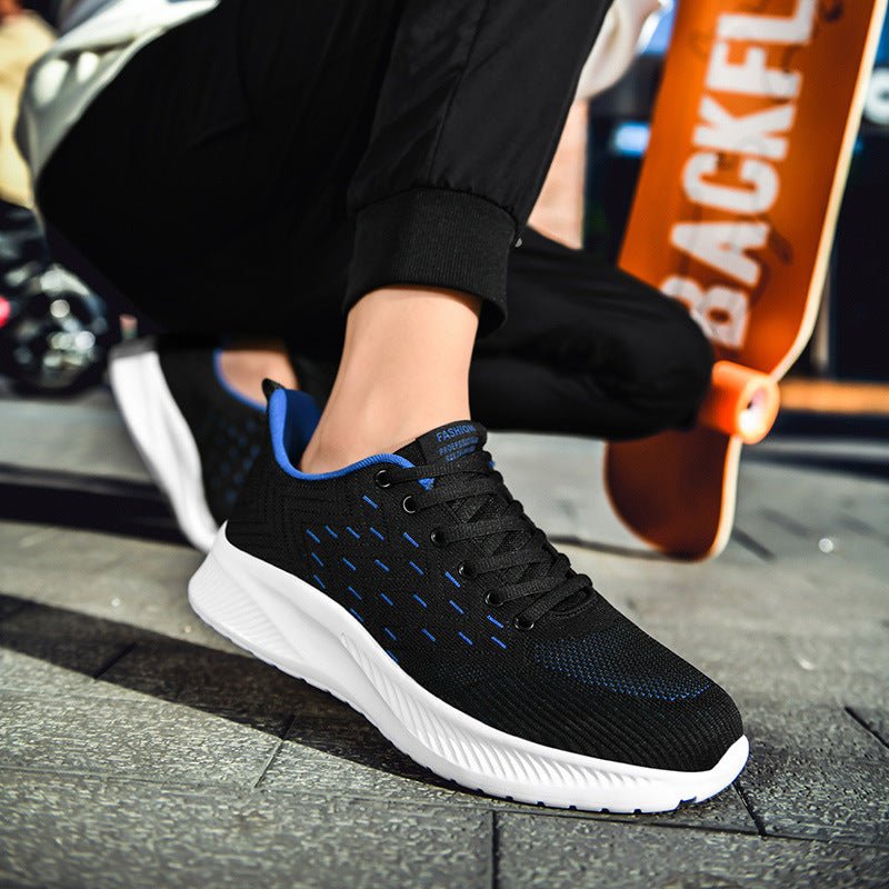 Sports Flying Woven Cold Sticky Ultralight Casual Running Shoes - TRYSHOPPY