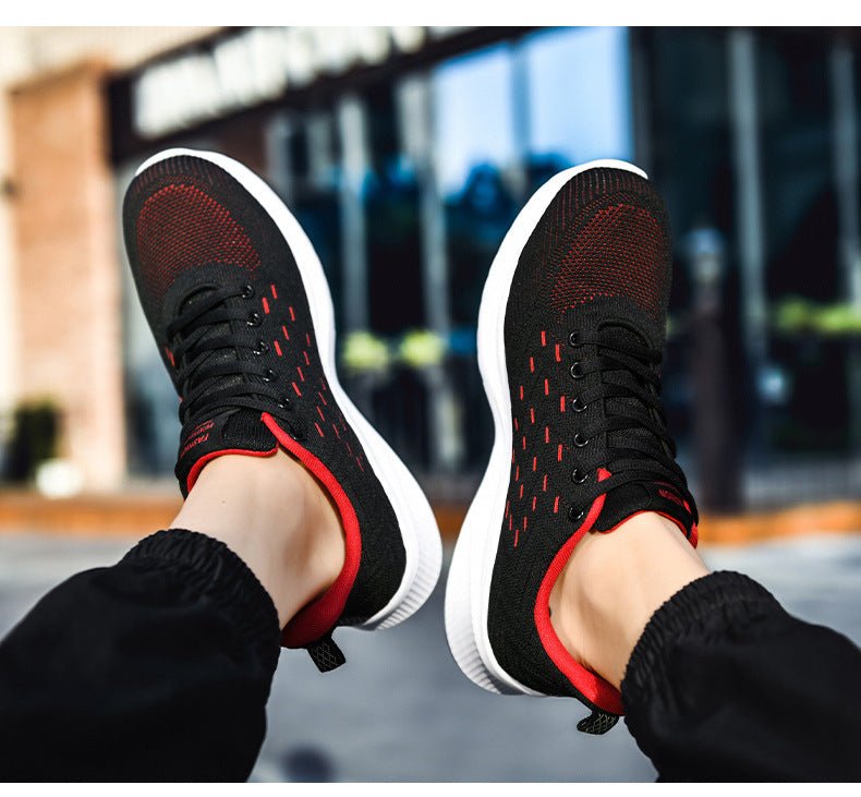 Sports Flying Woven Cold Sticky Ultralight Casual Running Shoes - TRYSHOPPY
