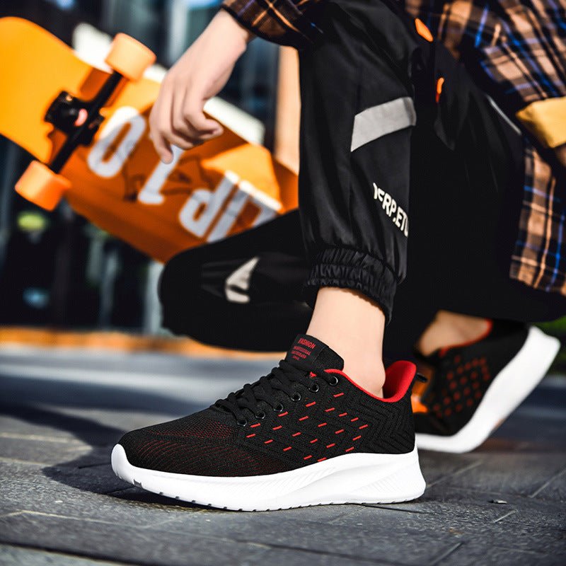 Sports Flying Woven Cold Sticky Ultralight Casual Running Shoes - TRYSHOPPY