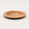 Handcrafted Wood Charger Plate Wooden Dinning Placemat Artisan Wood Tableware